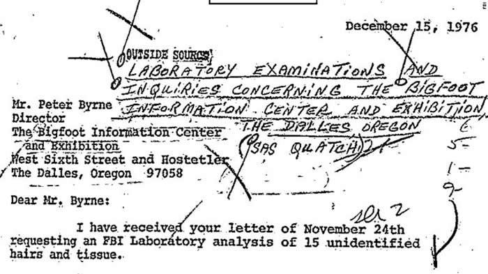 FBI回覆伯恩的信件。