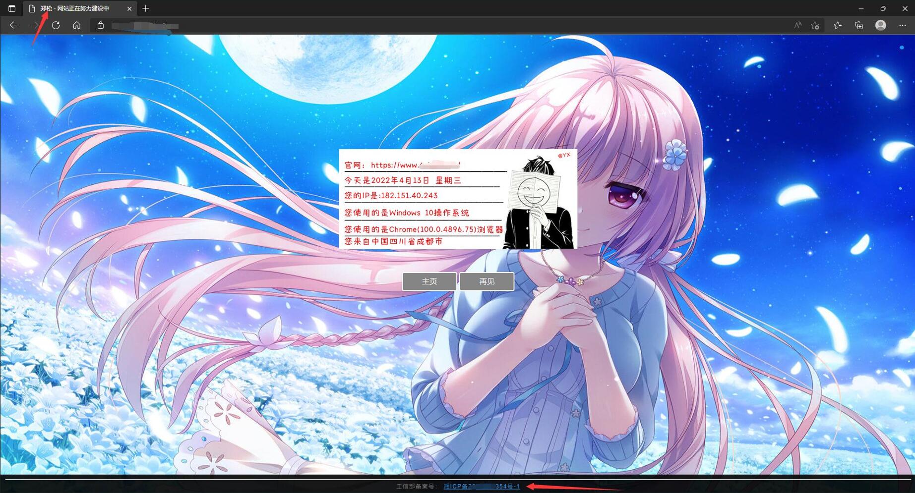 分享一款适合做站群首页的单页